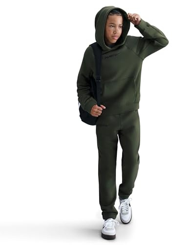NIKE Paris Saint-Germain Air Football-Hoodie Für Ältere Kinder, Cargo Khaki/Black, HM3665-325, S