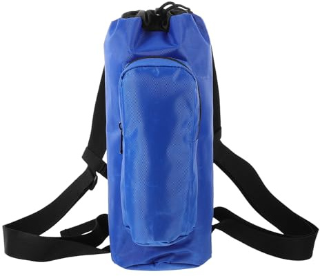 FRCOLOR Paquet à Dos Porte-bouteille D’oxygène Portable en Tissu Oxford Résistant avec Cordon de Serrage, Dimensions 36 X 14 X 10 Cm, Bretelles Réglables, pour Transport Sécurisé