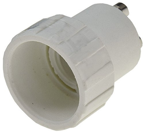 Lampensockel Adapter GU10 auf E14 - Keramik für Halogen & LED Leuchtmittel bis 25 Watt