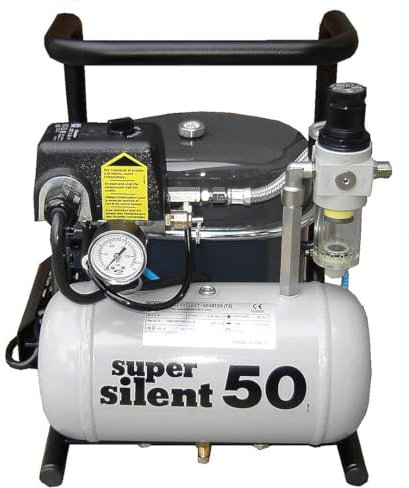Silentaire Super Silent 50-TC Silent Runnig Airbrush Compressor