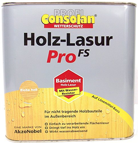 Consolan Holz Lasur Pro FS, 5 Liter in Nussbaum