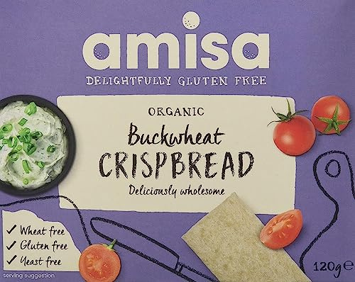 Amisa Organic Buckwheat Crispbread 150g (Pack of 3)