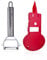 Turbo PRODUKTE Turbo Peeler Combi Plus Universal Peeler incl. Slicing Board – Cuts Forward and Backward – for Left- & Right-Handed Users – 4-in-1 Function