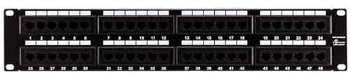 Monoprice Punkt 7305 CAT6 Patchpanel 110 Typ 48 Port, 2U, 58
