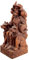 Dryad Design Odin Statue nordischer Gott Skulptur – Allvater, Wikingerfigur, Heimdekoration (Holz-Finish)