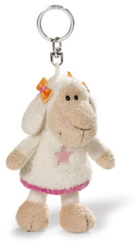 NICI 36323 - Schaf Jolly Amy Schlüsselanhänger, 10 cm