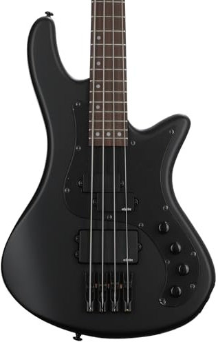 Schecter Stiletto Stealth-4 SBK 2522 Satin Black Electric Bass Guitar