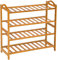tectake Schuhregal aus Bambus Holz - Diverse Modelle - (67,5x26x68cm | Nr. 401652)