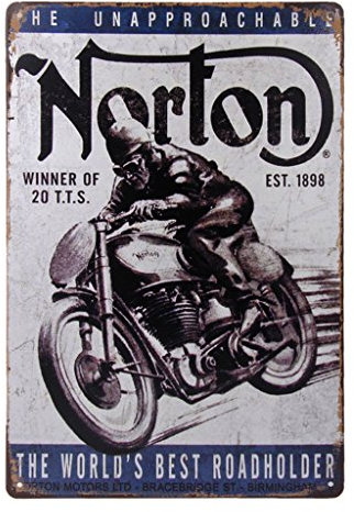 Placa de metal vintage de 20 x 30 cm, placa de arte de pared, cartel de café, bar, pub, motor # 1