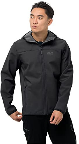 Jack Wolfskin Northern Point Herren Softshell Jacke, schwarz, XL