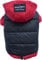 Doggy Dolly FP-W110-XL Mops & Französische Bulldogge Hundemantel & Hundepullover, schwarz-rot, XL