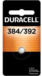 DURACELL D384/392B Watch/Calculator Battery