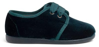 Pisamonas Zapato Terciopelo Cordón Faya Talla 24 Color Verde