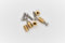 Nectite Mini Threaded Inserts and Screws for Guitar Pickguards and Covers 12 Stück Edelstahl