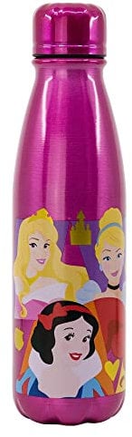 Stor BOUTEILLE EN ALUMINIUM POUR ENFANTS DE 600 ML | DISNEY PRINCESS BRIGHT & BOLD