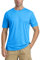 TACVASEN Herren Rashguard Sport T-Shirt UV Schwimmshirt Schnelltrocknendes Laufshirt Sommer, Azurblau, 3XL