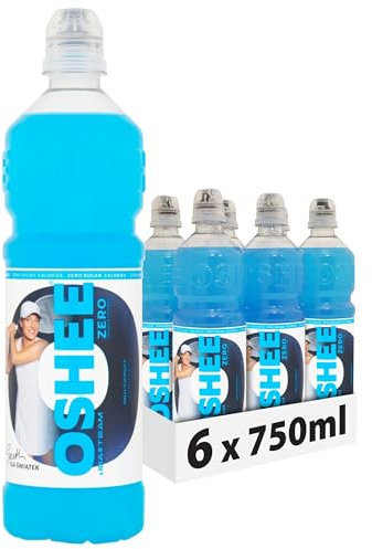 Oshee Isotonic Drink – Multifruit Flavour, 750ml (Pack of 6), Electrolyte & Hydration Drink for Sports & Recovery, Replenishes Minerals & Supports Performance