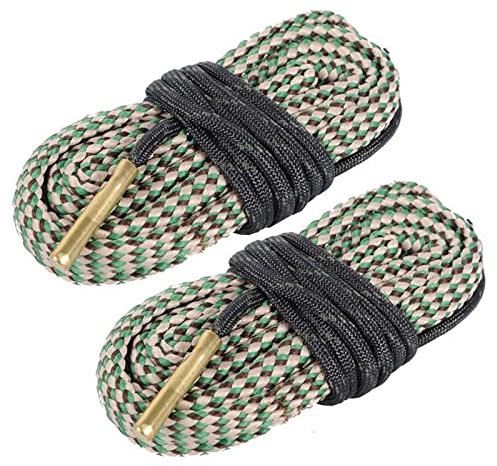 2Pcs New Bore Cleaner .30 Cal .308 30-06 .300 .303 & 7.60mm Gun Barrel Reinigungsseil Geeignet FüR Gewehr Schrotflinte MessingbüRste Reinigungsschnur