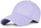 Bakicey Baseball Cap Unisex - Kappe Aus Baumwolle für Erwachsene, Casual Reine Farbe Baseboard Mütze Verstellbar für Damen Und Herren (Hellviolett)