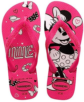 Havaianas Top Disney, Flip Flop Unisex Adults, Pink Electric, 12/13 UK