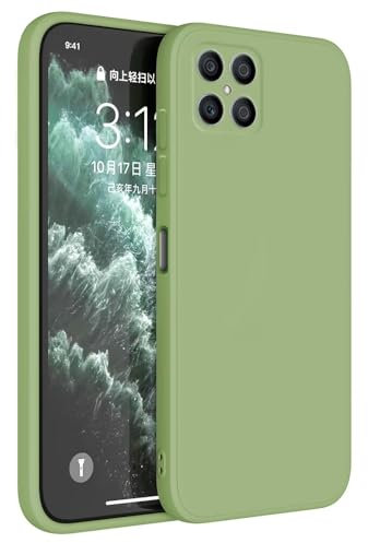 Topme Coque pour Honor X8 (4G) (6.7 inches) Etui Housse, Protecteur de Peau en Silicone TPU - Vert Matcha