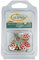 MAPSO - Blister 4 cucchiaini da pesca Reder n. 2 argento rosso con amo semplice senza morte, 4,5 gms.