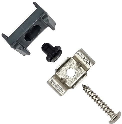 RHEHAG Zaun Montage- und Reparatursatz HD mit Dübel & Butterfly 10 Stück Pack für 5,5mm Innensechskant (anthrazit)