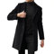 COOFANIN Mens Pea Coat UK Sales Clearance Funnel Neck Coat Parka Coats for Men Men Coat Winter Mens Jackets Black Trench Coat Men Costume Winter Jacket Man