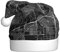 Jadery Chicago Map Graue Weihnachtsmütze, Unisex, Weihnachtsmütze für Erwachsene, Neujahr, festliche Party, Weihnachtszubehör