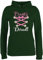 Pullover Damen Hoodie Frauen - Kompatibel mit Oktoberfest - Ersatz Dirndl - S - Dunkelgrün - trachtenhoody bayrische Pulli trachtenpullover bayrisch Hoody trachtenpulli Tracht