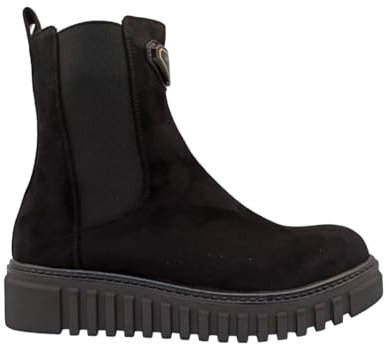 Laura Biagiotti Stivali da donna 8253 tronchetti stivaletti casual beatles neri (Nero, 36)