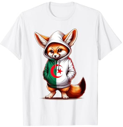 Algérie Maillot Fennec - Algerien Supporter Foot Cadeau T-Shirt