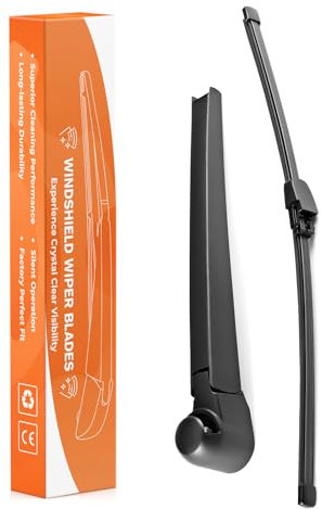 ACLONG Heckwischerarm Scheibenwischer Wischblattsatz, Wischerarm Hinten Scheibenwischer Wischer Set für VW Touran 2003 2004 2005 2006 2007 2008 2009 Ersatz Heckwischerarm