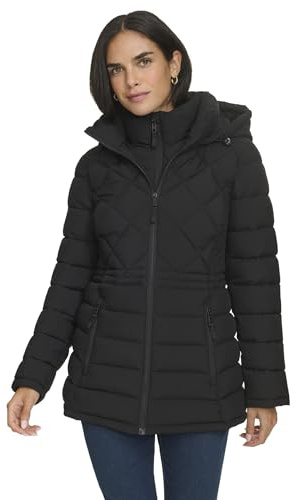 Tommy Hilfiger Damen Leichter Mantel für Jeden Tag Daunenalternativer Mantel