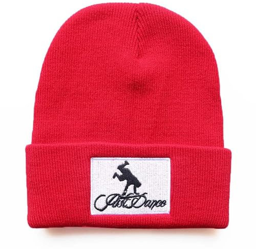 Professionelle Bboy Cap für Head Spin Beanie Strickmütze Breakdance Spin Hat, Rot/Ausflug, einfarbig (Getaway Solids), 7 Years