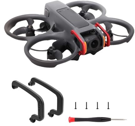 ZJRXM Avata 2 Drohne Stoßstange Schutzstange Zubehör, Schutzleiste Halterung Gimbal Kamera Bumper Schutz für DJI Avata 2 Drone, Antikollisions im Flug (Schwarz)