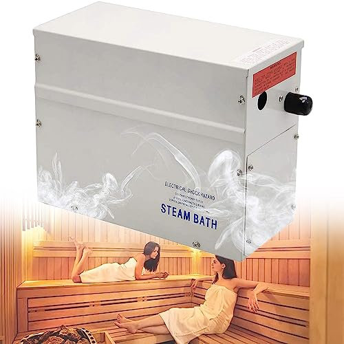 LZDOYY Generatore di Vapore per Doccia 3-21KW Generatore di Vapore autodrenante Sauna per Bagno Turco Home Spa da 30 Minuti a 12 Ore Controller Impermeabile,21KW