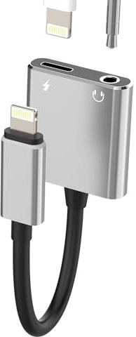 Adaptateur Lightning à Jack 3,5mm pour Apple pour iPad Air et pour iPhone Écouteurs Aux Audio Câble Chargeur Accessoires Casque Câble Splitter Charge Rapide Prolongateur