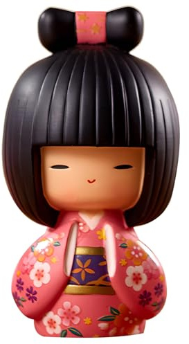 yeeplant Authentische japanische Kokeshi-Puppe von Kimmidoll Geisha-Figur, 31,8 x 10,9 x 7,1 cm, Kunstharz-Dekoration