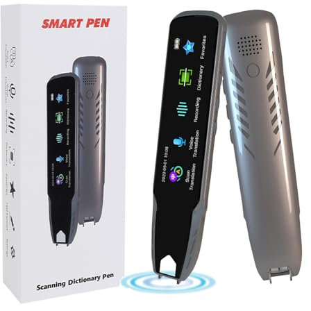 Scan Übersetzer Stift, Online 112 Sprachen Scan Reader Pen Lesestift mit 3,7 Zoll Touchscreen, Sprachen sofortübersetzer Text-To-Speech Scanner Reader Pen for Business Treffen Reisen Lernen