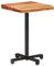 NQJIBUE Home Garden Bistrotisch quadratisch 50x50x75cm Akazienholz massiv