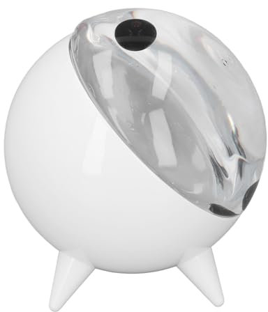 Visualizador de Sonido Fluido Magnético, Altavoz de Escritorio Transparente con Captación y AUX, Duración de la Batería de 6 a 8 Horas, Bueno para el Compañero de Lámpara de