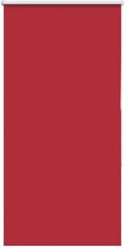 vidaXL Roller Blind Blackout Red 80x150 cm Fabric Width 75.7 cm Polyester, day and night blind, kitchen blind, blackout roller shade, blackout blind