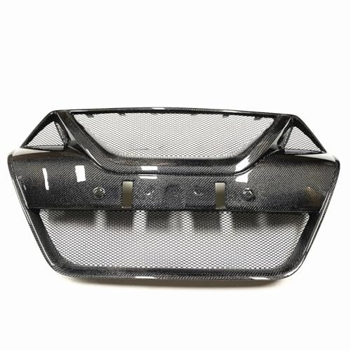Generisch Frontstoßstangengrill Für Nissan Für Maxima 2016 2017 2018 Honeycomb Stil Frontgrill Racing Grills Oberen Stoßfänger Haube Mesh Body Kit Auto Stoßstangengrill(Kohlefaser)