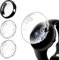 iVoler 3 Pezzi Cover con Pellicola Protettiva per Google Pixel Watch 2 / Google Pixel Watch (Non per Pixel Watch 3), Copertura Completa Custodia Anti-Graffio Morbida TPU Case, 2 Trasparente + 1 Nero