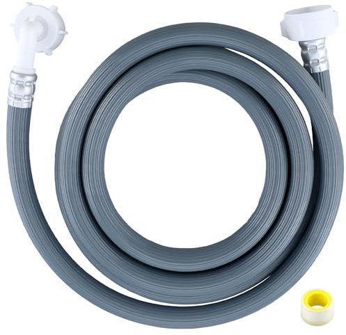 Tuyau d'alimentation universel pour machine à laver, 2,5 m, pour machines à laver et lave-vaisselle, tuyau d'alimentation en eau 3/4