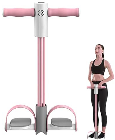 Smart 6-Tubes Yoga Strap Bodybuilding Expander - Pedalabzieher - Pedalabzieher Widerstandsband fortschrittlichem digitalem Zähler und Sprachübertragungsfunktion, Ihre Übung Wird wissenschaftlicher