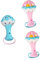 VICASKY 3St Rasselstock kinderinstrumente musikinstrumente Musikalische Handglocke instrument Handglocken für die Feinmotorik Rasseln Handklingel Plastik