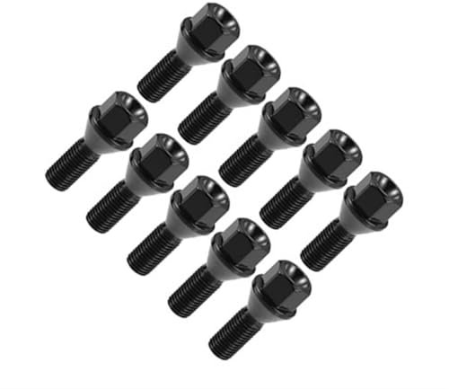 CLWYWUL Auto Radbolzen radschrauben Kompatibel Mit E30 E36 E46 E90 2009-2012 Rad- Und Lagerbefestigungsbolzenersatz Stahlreifenbolzenersatz OEM: 36136781150
