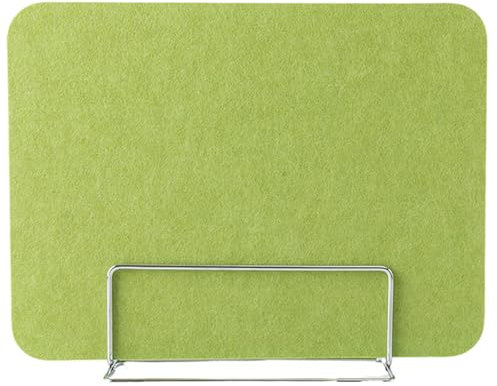 Generisch 2er-Pack Schreibtischteiler, Büro-Sichtschutz, Pinnwand, Sichtschutztrennwand, 9 mm dick, akustischer Raumteiler, freistehende, schalldichte Trennwände, reduzieren Lärm, optische Trennwand